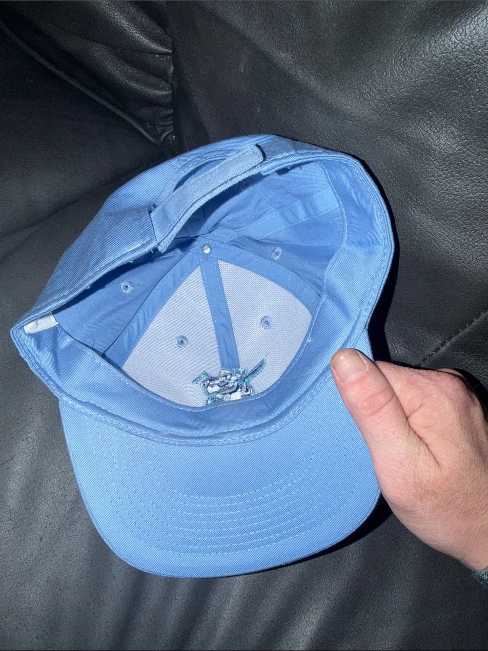 NBA NOLA HORNETS Augusta Sportswear Light Blue Kids Hat with Bee Patch